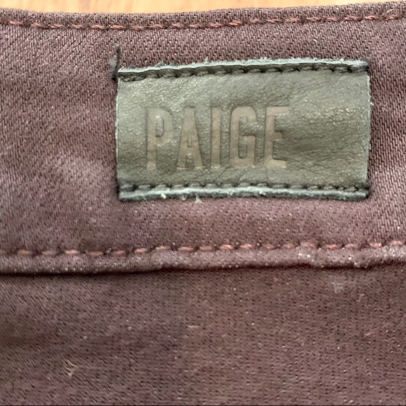 Paige Verdugo Ankle Jeans in Java Brown - Picture 4 of 12